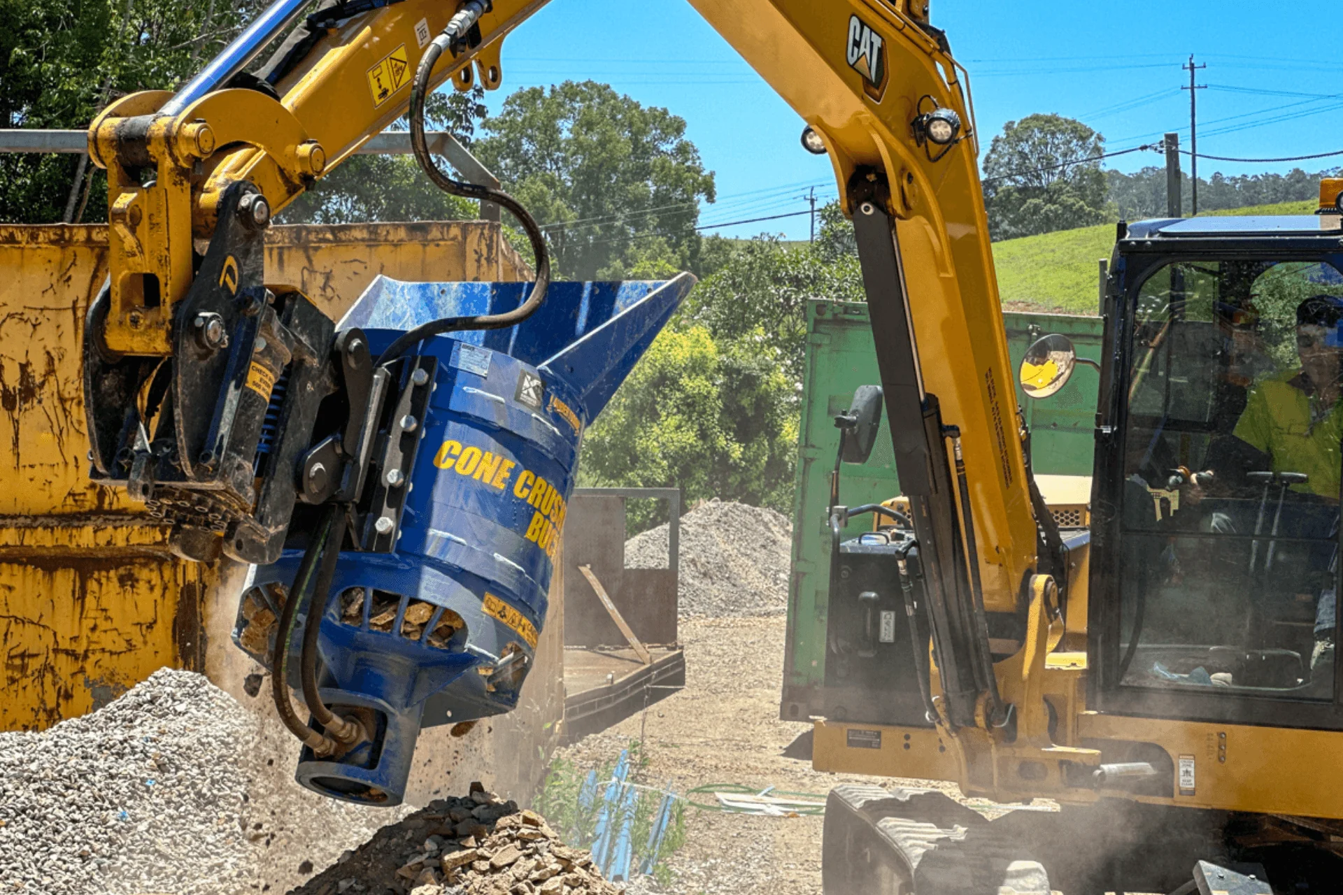 Cone Crusher Bucket for 3-10T Excavators - Image 4